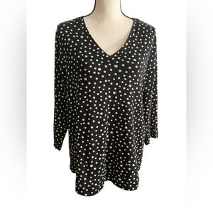 Women’s Chicos casual 100% Pima cotton pullover 3/4 sleeve XL